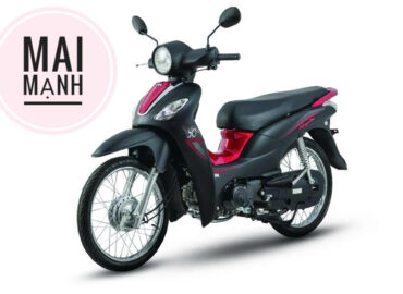 Xe máy SYM Angela 50 sơn mờ đen đỏ tại Showroom Mai Mạnh.