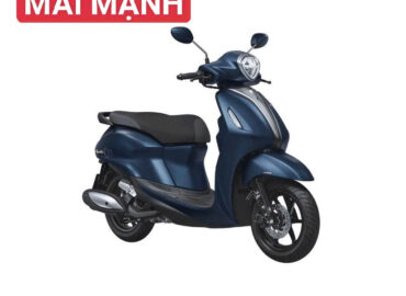 Xe máy Yamaha Grande phiên bản giới hạn màu xanh nhám 2025.