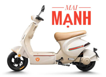 Xe điện Yadea iCandy màu Vàng Cam Đất: Sang trọng tại Mai Mạnh