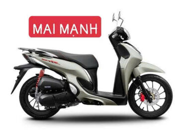 Xe máy Honda SH Mode 125 phiên bản thể thao màu xám đen. Giá tốt nhất tại Mai Mạnh.