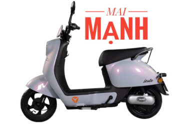 Xe điện Yadea iCute H màu Xám Tinh Vân: Ảo diệu tại Mai Mạnh