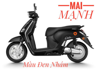 Xe máy điện YADEA Osta màu đen nhám đẳng cấp xe điện đã có mặt tạ Mai Mạnh.