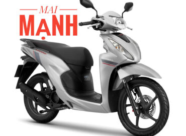 Honda Vision Thể Thao màu Bạc Đen: Sang trọng tại Mai Mạnh.