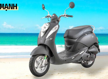 Xe ga 50cc SYM Elite màu đen nhám chính hãng tại Showroom Mai Mạnh Tây Ninh