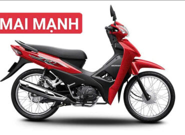 Honda Wave Alpha màu Đỏ tại Showroom Mai Mạnh.