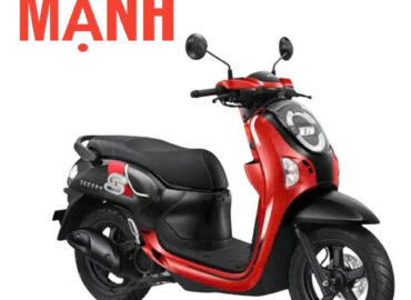 Honda Scoopy Đỏ Đen Nhập Khẩu Indonesia – Phong Cách Retro, Đẳng Cấp Sành Điệu tại Mai Mạnh.