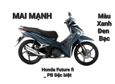 Xe Honda Future Fi phiên bản đặc biệt màu xanh đen bạc tại Mai Mạnh.
